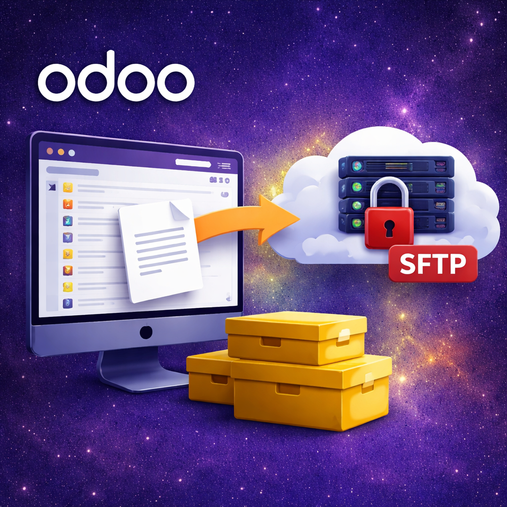 Control y organización de adjuntos en Odoo - Conector SFTP