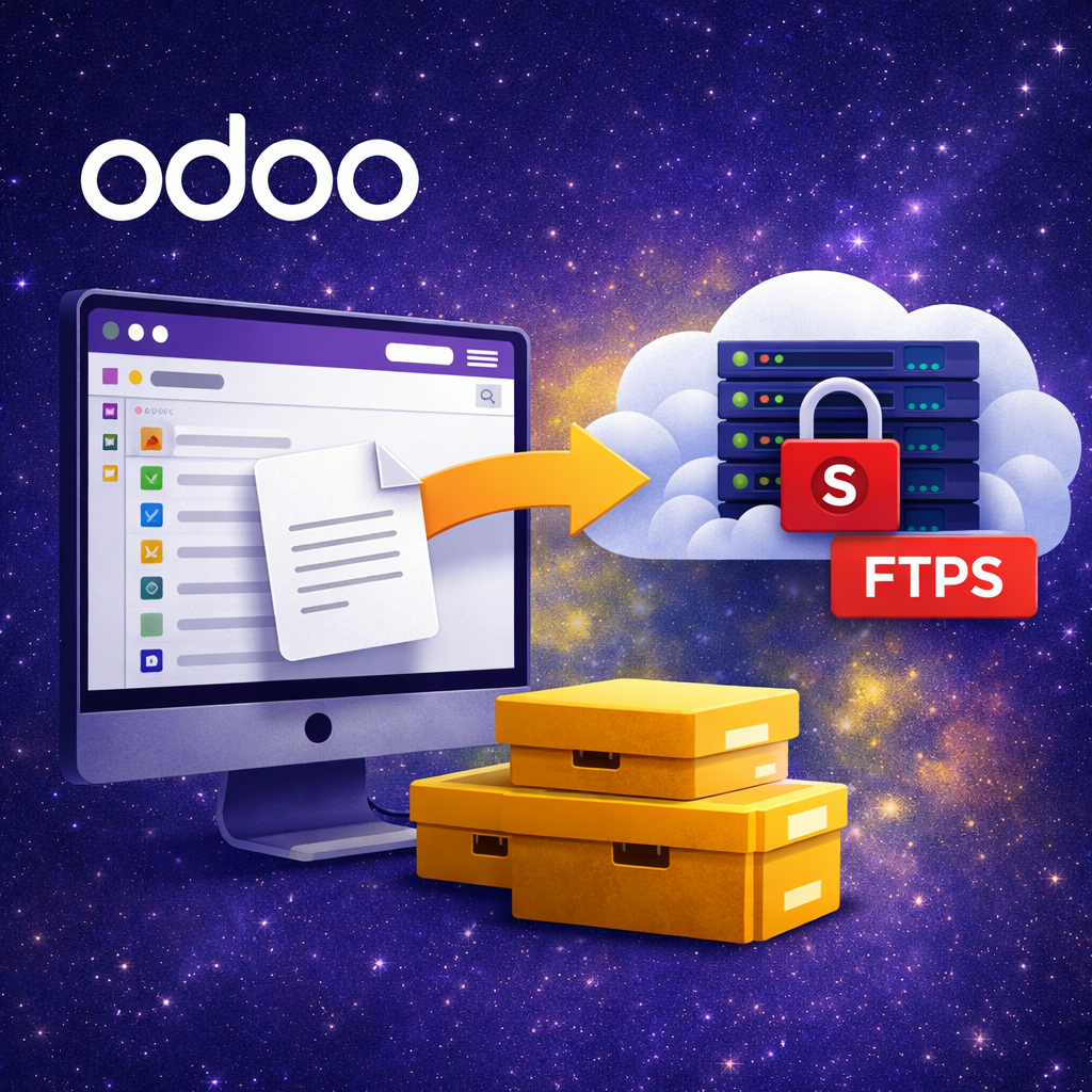Control y organización de adjuntos en Odoo - Conector FTPS