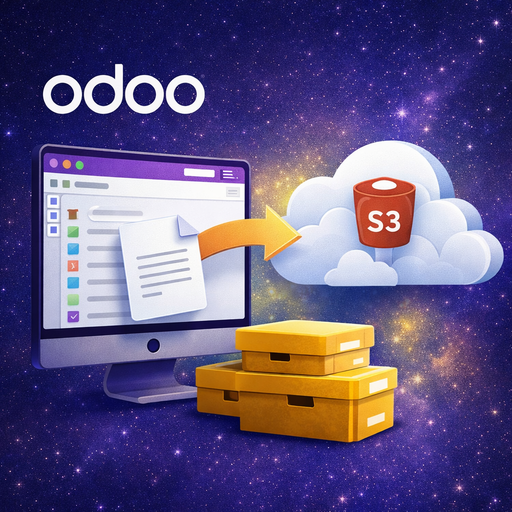 Control y organización de adjuntos en Odoo - Conector S3