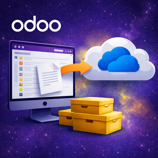 Control y organización de adjuntos en Odoo - Conector OneDrive