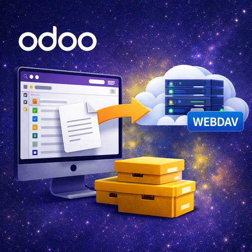 Control y organización de adjuntos en Odoo - Conector WebDAV